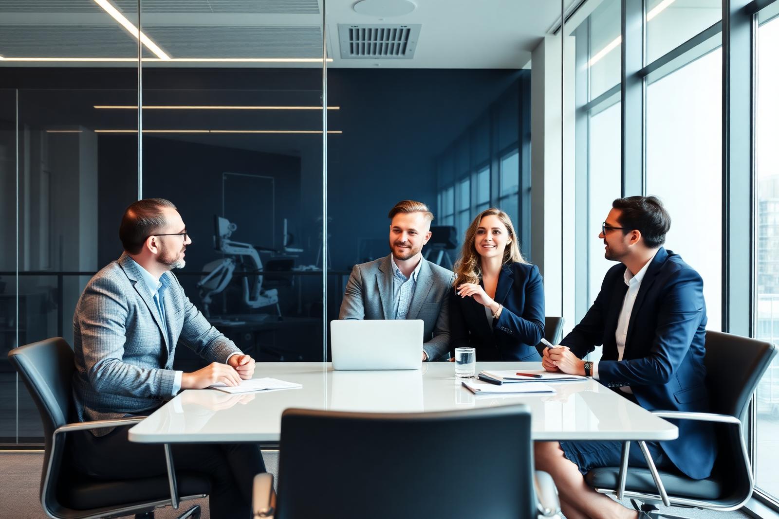 Consulting team meeting